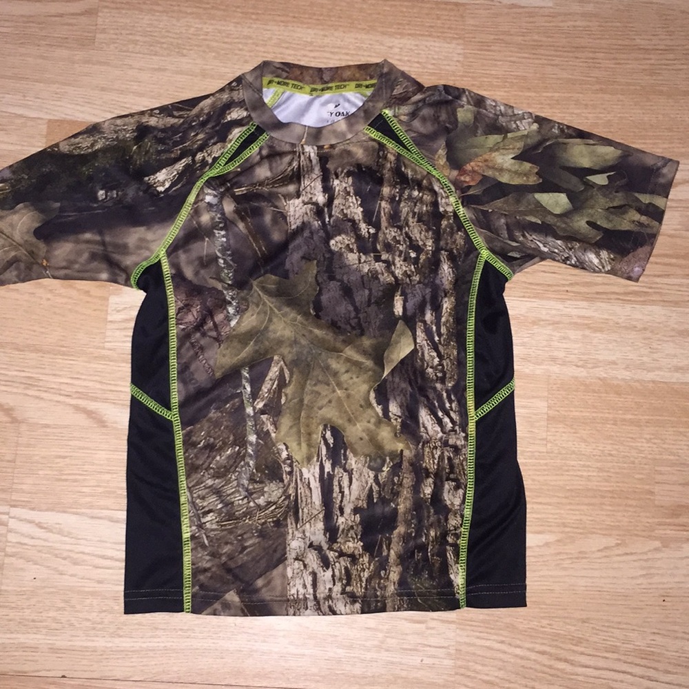 Boys Tee Shirt Size 6-7 Mossy Oak